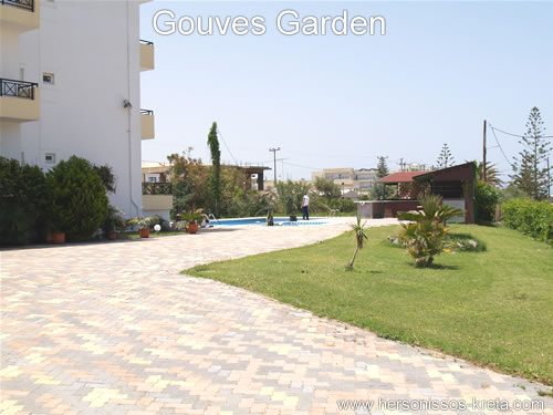 Gouves garden in Gouves Kreta Griekenland.
